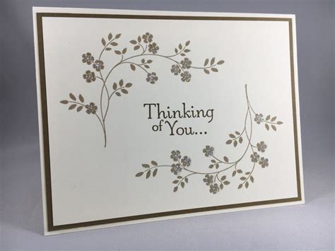 Stampin Up Thoughts Prayers Sympathy Card Idea Juststampin