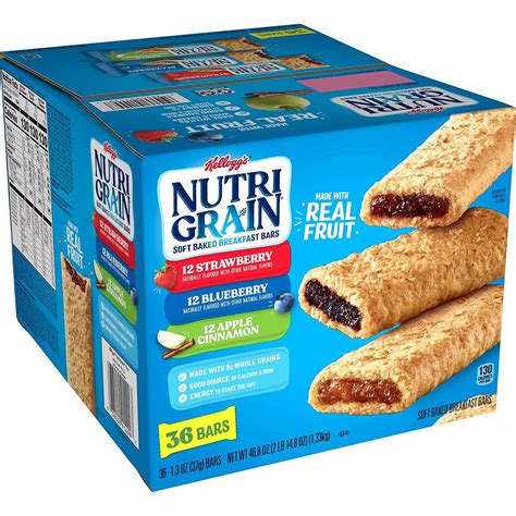 Nutri Grain Kelloggs Paquete Variado De Barras De Cereales 13 Onzas 2