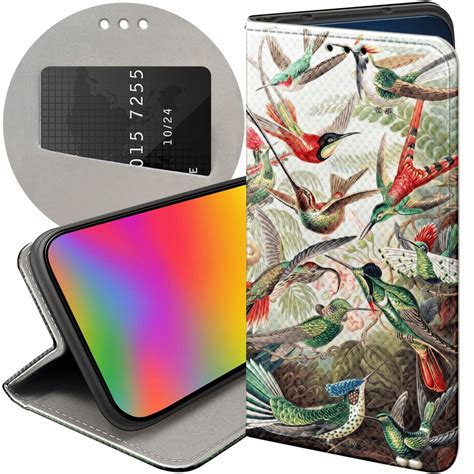 ETUI Z KLAPKĄ DO LG Q6 G6 FIT WZORY ERNST HAECKEL PRZYRODA BOTANIKA