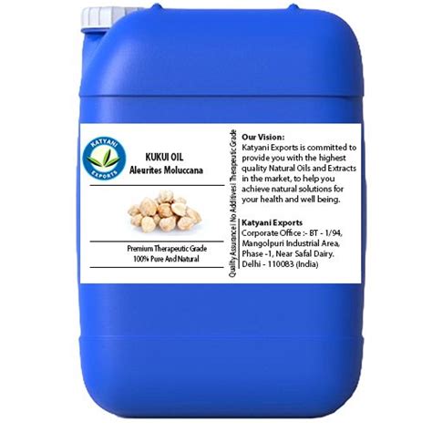 Nut Cold Pressed Kukui Oil at ₹ 2300/kilogram in New Delhi | ID: 4104477288