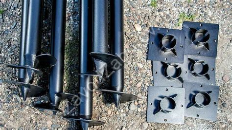 Монтаж винтовых свай: цены на установку винтовых свай