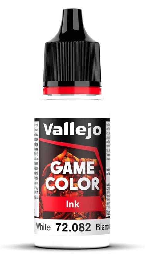 Vallejo 17ml Game Color Ink White - Wonderland Models | VAL72082 | £2.99