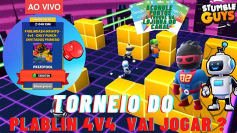 Stumble Guys Ao Vivotorneio Do Pablin V Full Block Dash Soco On Vai