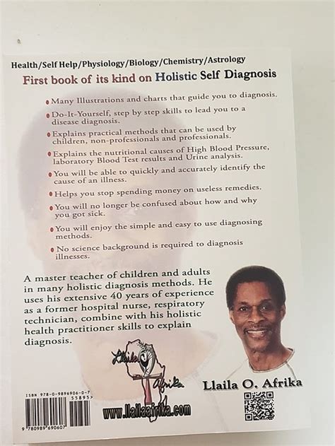 Holistic Self Diagnosis By Llaila O Afrika Dynamic Wellness