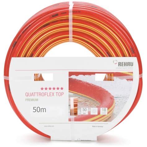 Шланг поливочный Rehau 1/2" 50 метров Quattroflex Top 2606760: купить в ...