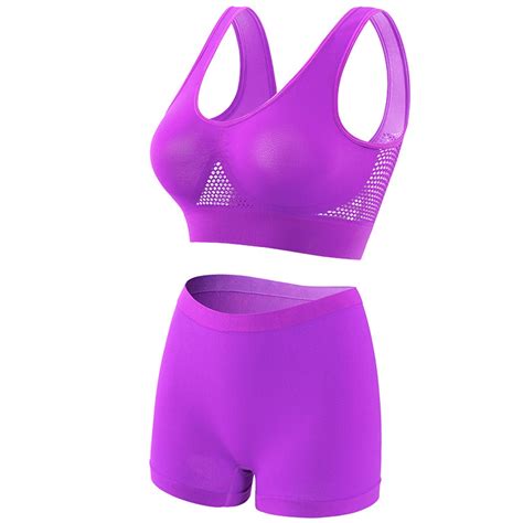 Cyinyin Sport Bras For Women Set Lingerie Hollow Out Womens Sports Bra Longline No Padded With