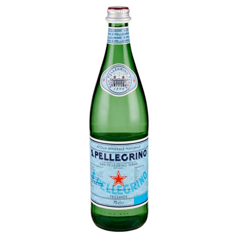 S PELLEGRINO Acqua Minerale Naturale Frizzante 75cl Vetro Carrefour