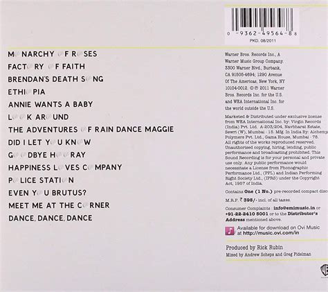 I M With You Red Hot Chili Peppers Collectomania Ru