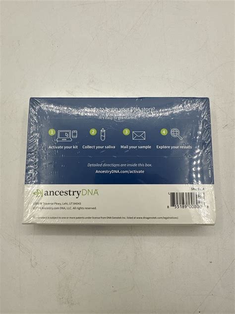 Ancestrydna Genetic Test Kit Personalized Genetic Results Dna