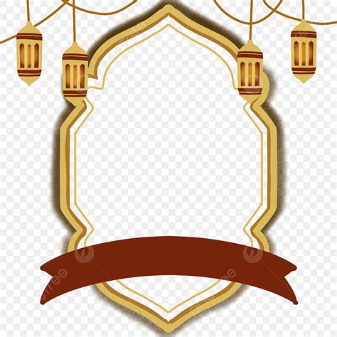 Islamic Frame Clipart Transparent Png Hd Islamic Frame In Gold And