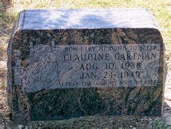 Claudine Gartman M Morial Find A Grave