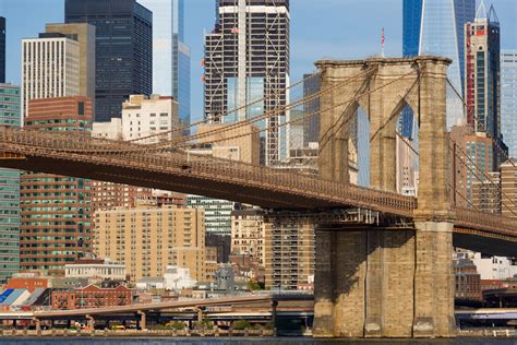 Brooklyn Bridge Skyline Free Stock Photo Public Domain Pictures