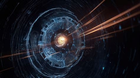 An Abstract Concept Image Of A Distorted Space Portal Background 3d