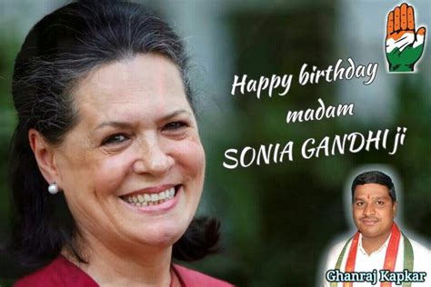 Sonia Gandhi's Birthday Celebration | HappyBday.to