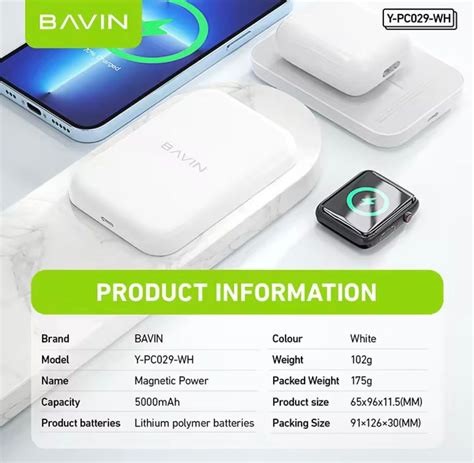 Original Bavin Magsafe Powerbank Mobile Phones Gadgets Mobile