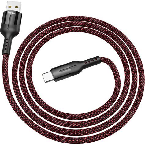 Кабель USB 2.0 Hoco U68, AM/Type-C, черный, 1.2 м, 6931474710604 ...