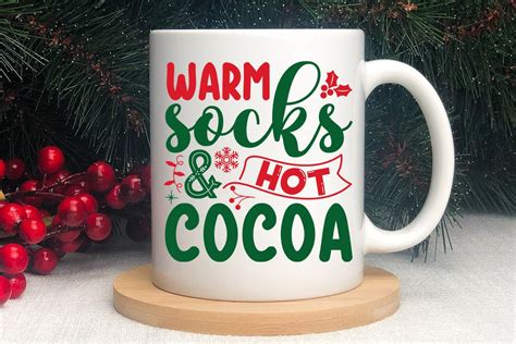 Warm Socks Hot Cocoa Graphic By Moondesigner Creative Fabrica
