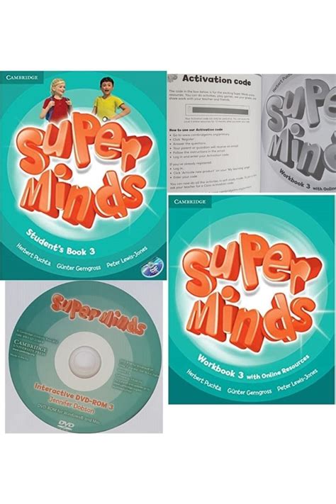 Cambridge University Super Minds 3 Students Book With Dvd Rom