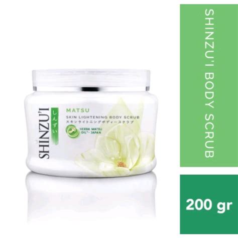 Jual Shinzui Matsu Skin Lightening Body Scrub 200gr Shopee Indonesia