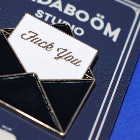 Fuck You Soft Enamel Pin Cute Pin Pins Enamel Pin Gifts For