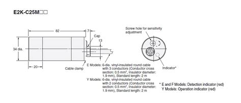 E2K-C25MF1 2M | OMRON Industrial Automation