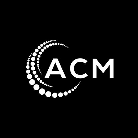 ACM letter logo creative design. ACM unique design. 18729646 Vector Art ...