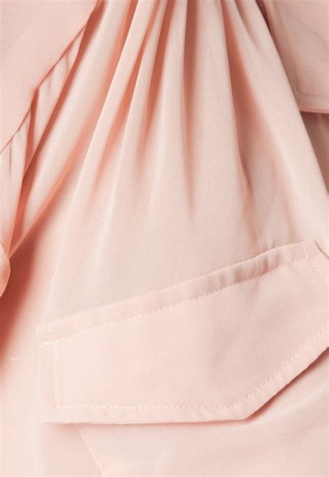 Camisa Manga Longa Elegance Nude Compre Agora Dafiti Brasil