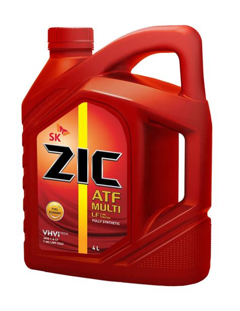 Синтетическое трансмиссионное масло ZIC ATF MULTI LF, 4л - купить по ...