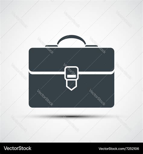 Logo briefcase stock Royalty Free Vector Image