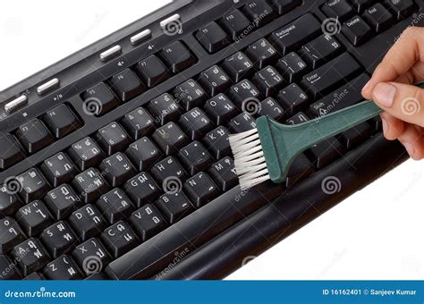клавиатура чистки старая стоковое изображение. изображение ...