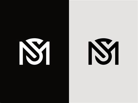 Ms Monogram Logo Design By Sabuj Ali