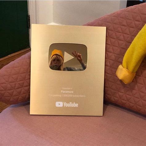 Youtube Million Subscribers Plaque For Sale How Many