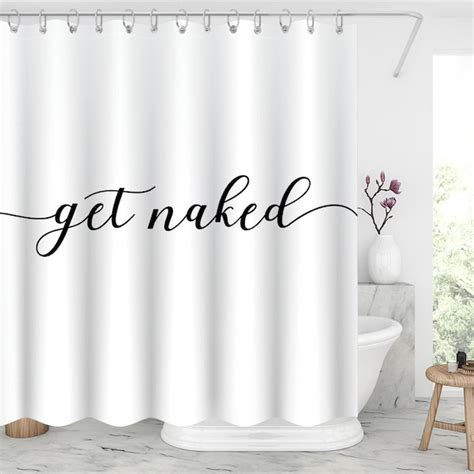 Get Naked Shower Curtain Etsy
