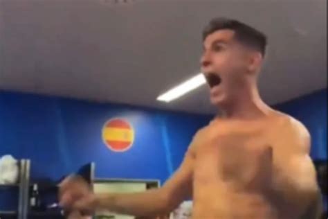 Euro Morata Goes Half Naked Nico Williams And Lamine Yamal Dance To The Rhythm During