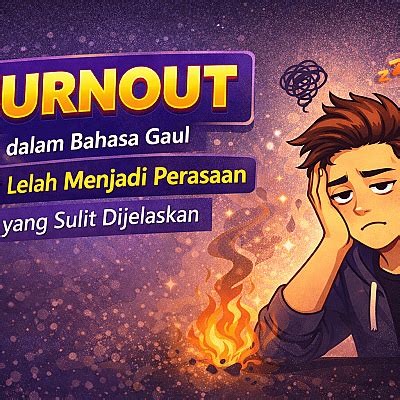 burnout  bahasa gaul  lelah menjadi perasaan  sulit dijelaskan