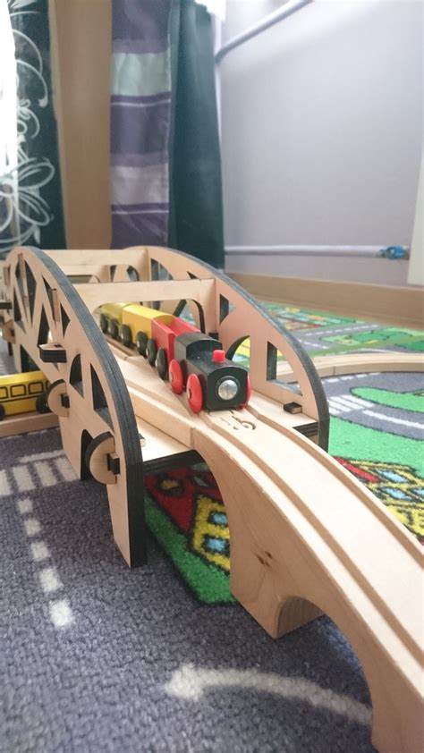 Railway Bridge BRIO Bridge Wooden Train Set Wooden Train - Etsy