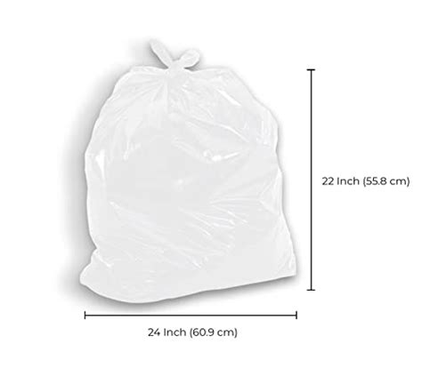 Spartano Garbage Bags Regular White 24x22