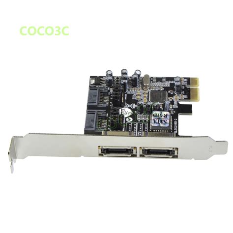 Dual SATA II Port Multiplier eSATA 2 ports PCI express combo Card + RAID function PCI e Low ...