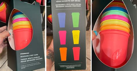 Starbucks Releases Neon Hot Cups Just In Time For Summer
