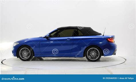 BMW Convertible in Blue Exterior Editorial Stock Photo - Image of ...