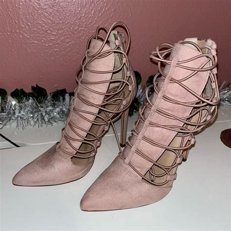 Fashion Nova Shoes Fashion Nova Size 7 Pink Nude Heels Poshmark