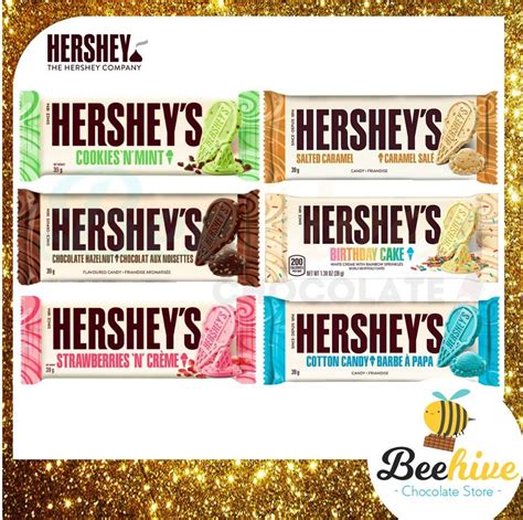 Hersheys Chocolate Bar 39g Assorted Flavours Birthday Cake Cookies