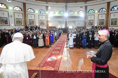 Apostolic Journey To Mongolia Meeting With Bishops Priests