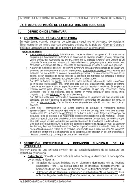 Definicion De Literatura 8