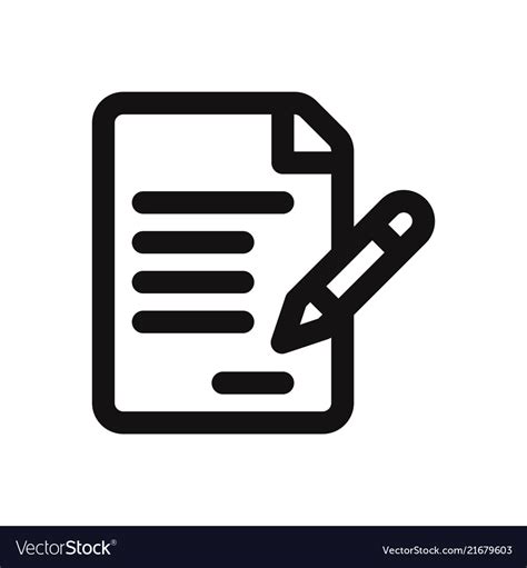 contract icon royalty  vector image vectorstock