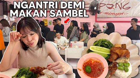 Tiap Hari Antri Demi Makan Sambel Ini Pink Tempong Review Youtube