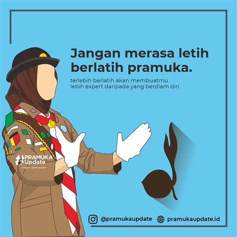 contoh motivasi pramuka  koleksi gambar