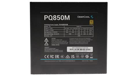 Deepcool PQ850M Power Supply Review | Tom's Hardware