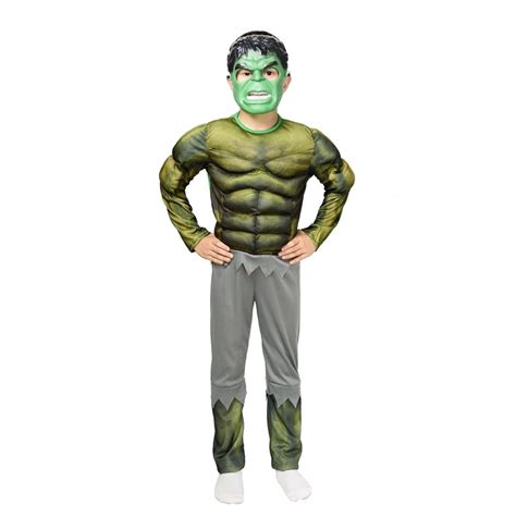 Купить Костюм супер героя "Халк" с мускулами детский костюм на карнавал ...