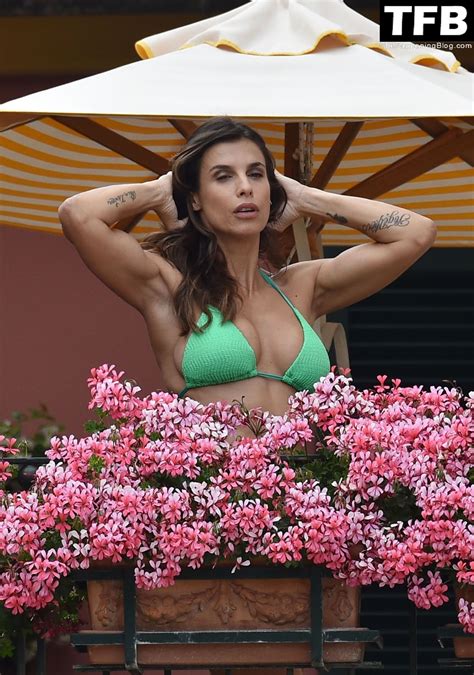 Elisabetta Canalis Shows Off Her Stunning Bikini Body In Portofino